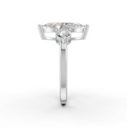 2Ct Marquise Cut Moissanite Women's Engagement Ring 14K Yellow Gold Plated